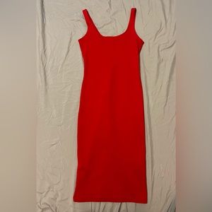 Red Forever 21 tank top dress